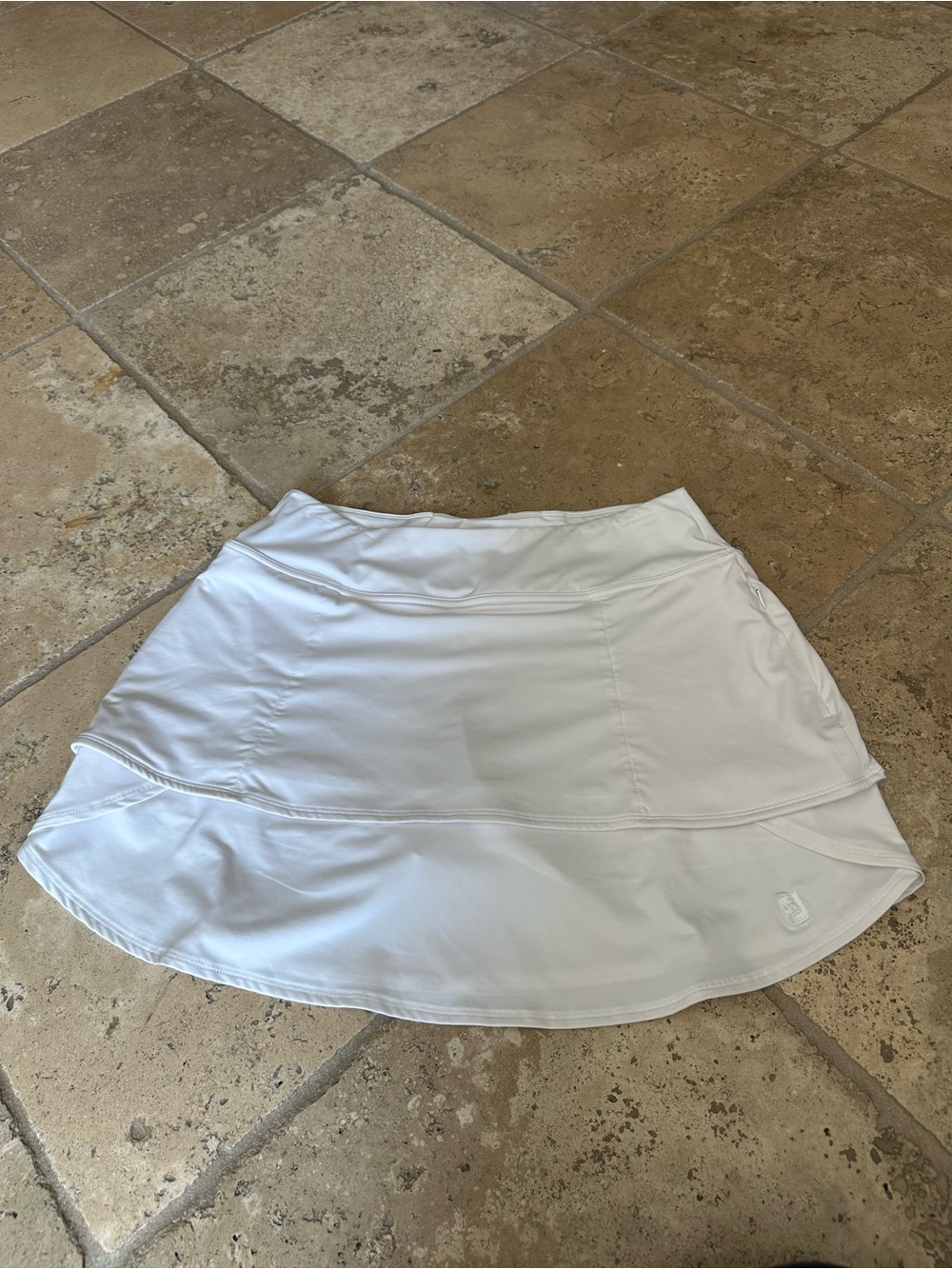 White Athletic Skort